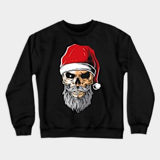 Skull Santa Claus Skeleton Crewneck Sweatshirt